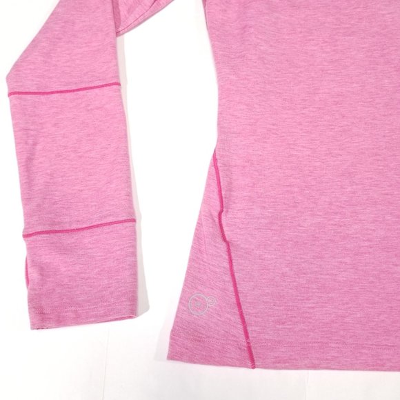 Puma Half-Zip Long Sleeve Sweatshirt w/ Thumbholes - Picture 9 of 12